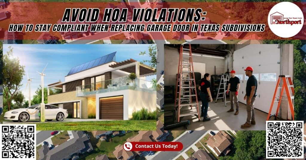 Avoid HOA Violations: How to Stay Compliant When Replacing Garage Door in New York Subdivisions - Northport Garage Door Repair Center