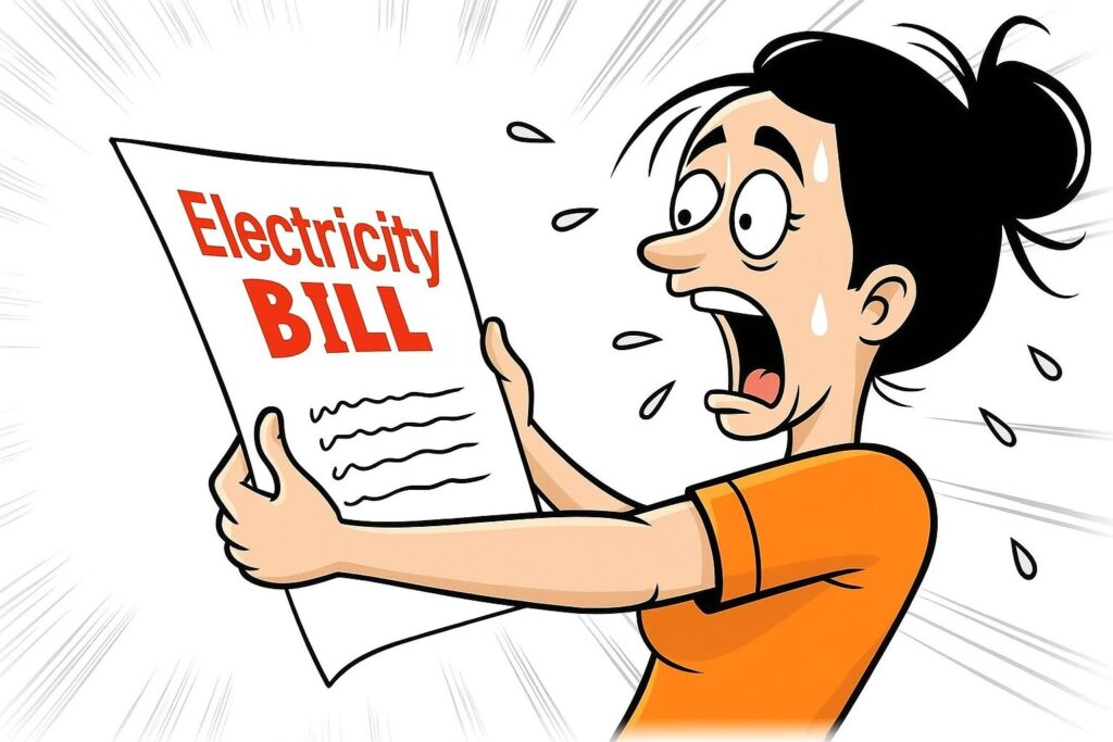sudden spike in energy bills due non garage door maintenanceto the non-garage
